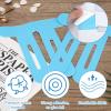 15pcs Precut Kinesiology Tape for Knees, Breathable & Waterproof Pre Cut Sport Tape Running Accessories Elastic Muscle Athletic Kinetic Sticker Strips for Knee Stability and Muscle Support view 3
