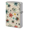 Atomic Stars Retro Pattern Lighter Case Fashionable Pocket Lighter Holder, Durable Protective Cover for Lighters view 1