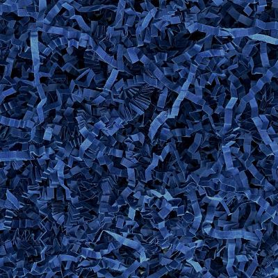 Corlcol 200g(7oz) Crinkle Paper Filler for Gift Baskets Box Confetti Paper Shreds Decoration Stuffing for Father's Day, Weddings, Anniversaries, Christmas (Navy Blue)