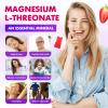 1000mg Magnesium L-Threonate Gummies for Kids & Adults - Muscle & Nervous System Support, Vegan, Sugar-Free Strawberry Flavor, 120 Gummies view 3