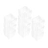 ABOOFAN 50pcs Plastic Party Favor Boxes Rectangular Small Gable Cake Boxes for Packaging view 1