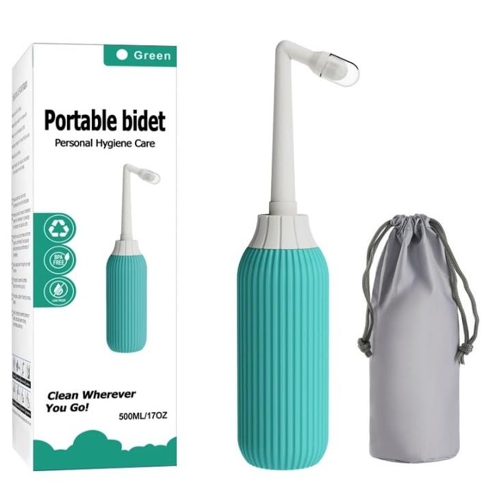 500ML Sprayer Personal Cleaner Hand Held Seat Toilet Bidet Tackle Hygiene Washing Travel Portable Bottle Elder/Woman Bidets