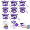 30 Pcs Mini Graduation Cap Boxes, 2.36 X 2.36 Graduation Themed Party Favors With Tassels view 1