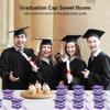 30 Pcs Mini Graduation Cap Boxes, 2.36 X 2.36 Graduation Themed Party Favors With Tassels view 3