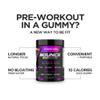 Bounce Pro Pre Workout Gummies 30 Vegan Chewable Gummies with Caffeine, Lions Mane & L-Theanine for Energy, Focus & Endurance Mushroom Preworkout for Men & Women Black Razz Flavor view 4