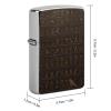 Ancient Egyptian Hieroglyph Lighter Case Fashionable Pocket Lighter Holder, Durable Protective Cover for Lighters view 2