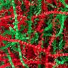 Corlcol 200g(7oz) Crinkle Paper Filler for Gift Baskets Box Confetti Paper Shreds Decoration Stuffing on Christmas (Red&Green) view 1