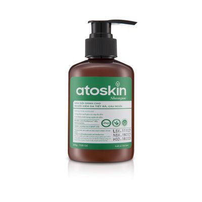 Atoskin Shampoo (2 Pack) for Seborrheic Dermatitis - Helps Reduce Oil & Improve Scalp Comfort (13.6 oz)