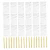 Beaupretty Toast Bags 80Pcs Re sealable Plastic Dessert Packing Bags for Bakery Cookies and Party Favors Twist Ties view 1