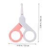 ORFOFE 2pcs Girl's Nail Clippers Abs Stainless Steel Nail Manicure Tools for Newborn Boys and Girls view 2