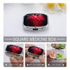 Small Pill Box Travel Pill Case with 2 Compartments Portable Pills Container Bright Red Strawberries Pills Organizer Vitamin Organizer Fish Oil Box Pocket Medicine Organizers view 4