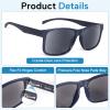 LADEESSE 3 Pack Reading Sunglasses For Men/Women - Fashion UV400 Sunglasses With Readers Built In Sun Outdoor Protection 1.5No Bifocal view 3