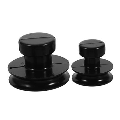 Kisangel 2pcs Singing Bowl Lifter Handles Rubber Suction Cup Sound Bowl Lifters for Meditation Supplies