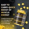 Nutravita Creatine Monohydrate Gummies for Men & Women-5g of Creatine Monohydrate per Serving - Sugar Free,Vegan, Mango Flavor, 120 Count view 4