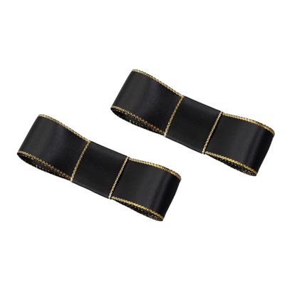 Decorative Ribbon 2 Pcs Dacron Wrapping Ribbon for Gift Crafts
