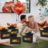 STOBOCTER 5 Senses Gift Bags for Him Her Five Senses Gift Bags with Ribbon Handles and Tissue Paper Present Wrappings for Valentine Wedding Christmas Anniversary Birthday(Black, 12.6''x8.8''x4'') view 4