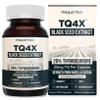 20% Thymoquinone Black Seed Oil Extract Capsules - TQ-Advanced 4X: Potent Thymoquinone Concentration Available - 60:1 Concentrate from Nigella Sativa, Raw Form, Vegan, Glass Bottle (120 Capsules) view 1