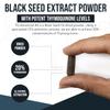 20% Thymoquinone Black Seed Oil Extract Capsules - TQ-Advanced 4X: Potent Thymoquinone Concentration Available - 60:1 Concentrate from Nigella Sativa, Raw Form, Vegan, Glass Bottle (120 Capsules) view 2