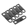 Homoyoyo 6pcs Detachable Zipper for Clothing Luggage Backpacks and Boots Easy to Use Repair Accessories Black for Quick Zipper Fixes and Compatibility view 1