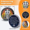2 Year Panda Skull Sunflower Sobriety Coin Burning Brighter NA Medallion Spiritual Token for Recovery & Clean Time NA AA Chips Gift for Men & Women view 3