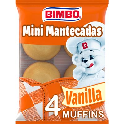 Bimbo, Mini Mantecadas Muffins, 4.41 Ounce