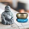 CIMAXIC Nepal Handmade Buddha Sound Bowl Buddhist Bowl Mats Singing Pad Diameter Random Color view 2