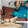 BESPORTBLE Handmade Tibetan Singing Bowl Set for Yoga Meditation Copper Sound Bowl with Mallet for Relaxation and Mindfulness view 4