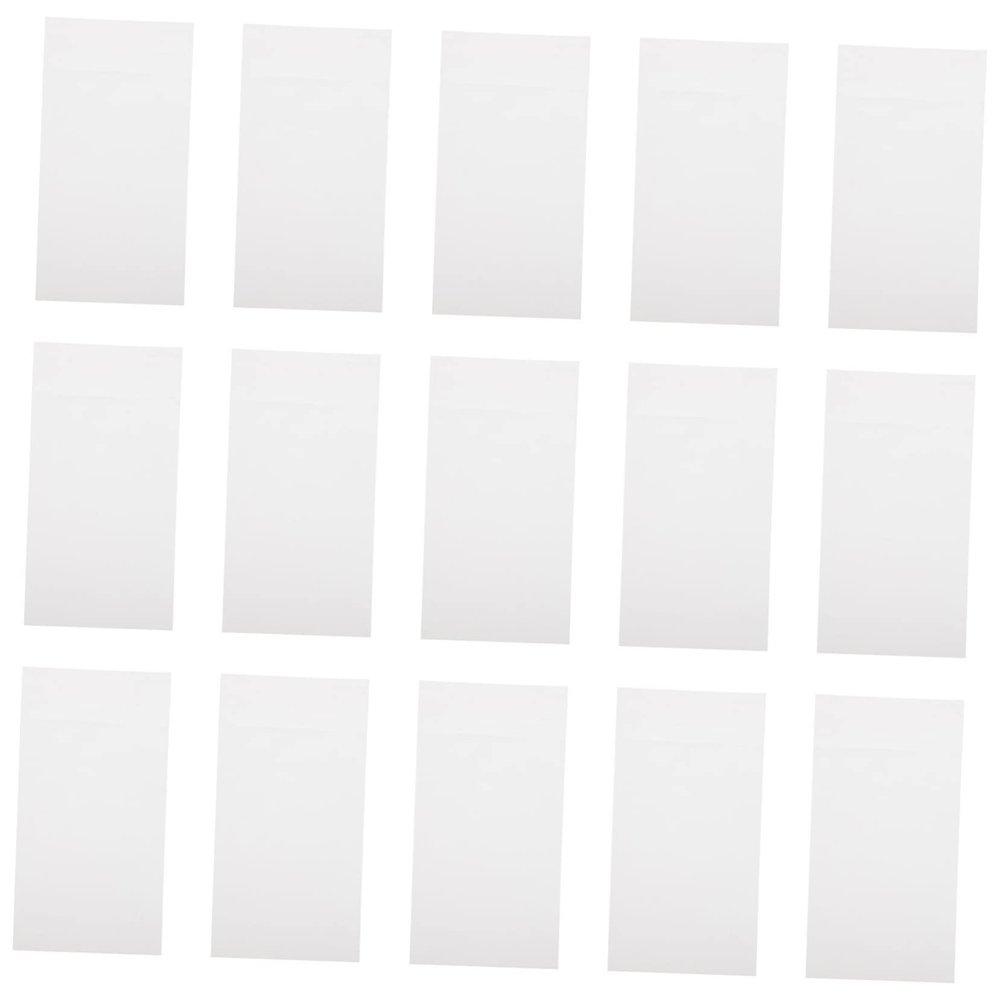 Zerodeko 100pcs Wax Paper Bags Self-adhesive Candy Packaging for Sweets Cookies and Snacks for Bakeries Parties and