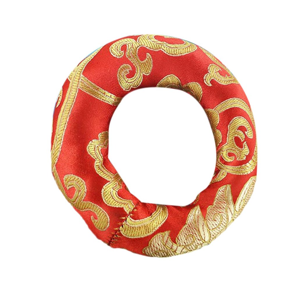LIOOBO Singing Bowl Mat for Meditation Durable Buddhist Ritual Instrument Pad Diameter Random Color Yoga and Mindfulness Practice