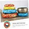 LIOOBO Singing Bowl Mat for Meditation Durable Buddhist Ritual Instrument Pad Diameter Random Color Yoga and Mindfulness Practice view 4