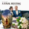 JAGASY Teddy Bear Large and Keepsake Urn for Parents Small Cremation Holder for Siblings Tiny Ashes Container for Brother Memorial Combo Male Female- 1 Large, 4 Small view 4