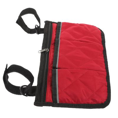 Happyyami Wheelchair Side Storage Bag Wheelchair Accessory Bag Armrest Hanging Straps for Water Cups Mobiles Sundries