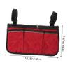 Happyyami Wheelchair Side Storage Bag Wheelchair Accessory Bag Armrest Hanging Straps for Water Cups Mobiles Sundries view 2