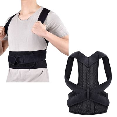 Corrector for Men and Women,Correction Belt for Kyphosis, Upper Back Brace for Clavicle Support,Adjustable Back Straightener and Providing Pain Relief from Neck,Back Shoulder,S
