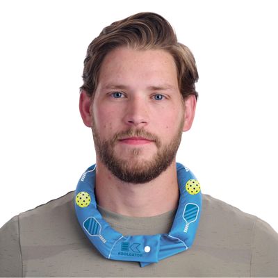 KOOLGATOR Evaporative Cooling Neck Wrap Reusable Neck Cooler with Long Lasting Relief During Hot Weather Activities, Sports, & Outdoor Work, Pickleball, 5 Pack