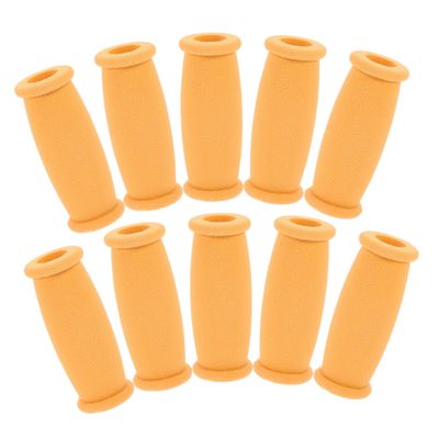 HIAKDOFT 10pcs Crutch Accessories Replacement Hand Grips TPR Pads Safety Cane Grip Parts for Forearm Crutches