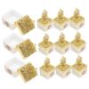 ABOOFAN 12Pcs Elegant Wedding Candy Boxes Decorative Treat Containers for Parties Showers and Special Events for Jewelry and Favors view 1