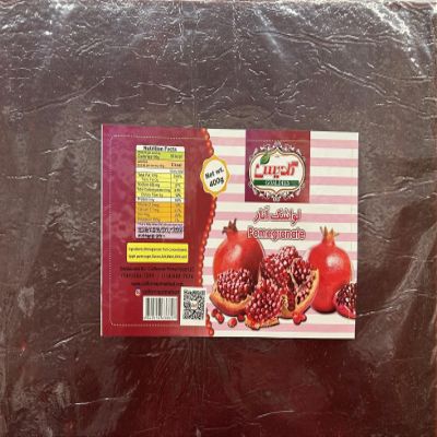 Lavashak Pomegranate Fruit Leather Large With Pulp 400 grams (Lavashak) 1 Piece