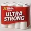 Ultra Strong Toilet Paper, 32 Mega Rolls, White view 1
