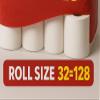 Ultra Strong Toilet Paper, 32 Mega Rolls, White view 2