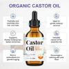 30Pcs Disposable Castor Oil Belly Button Patch with Organic Cold Pressed Glass Bottle 2.04oz | Self-Adhesive Castor Oil Patches for Neck/Shoulders/Knees | No Wash | Organic Cotton | Anti-Seepage view 2