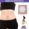 30Pcs Disposable Castor Oil Belly Button Patch with Organic Cold Pressed Glass Bottle 2.04oz | Self-Adhesive Castor Oil Patches for Neck/Shoulders/Knees | No Wash | Organic Cotton | Anti-Seepage view 4
