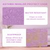 stukcaze Asthma Inhaler Case Portable Nebulizer and Spacer Storage for Kids and Adults - Travel Carrying Case for Masks, Inhaler Holder (PURPLE) view 3