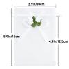 joycraft 4x6 In Organza Bags with Rose, 30Pcs White Wedding Party Favor Bag, Jewelry Pouches with Drawstring, Sheer Mesh Drawstring Bags for Jewelry, Makeup, Candy, Desserts view 2