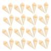 FELTECHELECTR 50pcs Miniature Ice Cream Cones Versatile Holders for Charcuterie Parties and Wedding Decor view 1