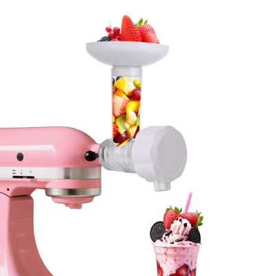 Ice Cream Maker Attachment Dishwasher Safe, Fruit Ice Cream Attachment Compatible with KitchenAid Mixer, Dairy-Free Frozen Fruit Sorbet, Dessert and Soft Serve Frozen Yogurt
