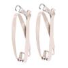 Ipetboom 1pair High-heel Straps for Women Loose Laces Stretchy Shoe Fixing Accessories for Comfortable Fit and Stability Nude view 1