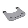 Wheelchair Tray, Removable Wheelchair Lap Tray with Cup Grooves and Phone Slot, Fits 19.5-20.5 Inch Portable Wheelchair Desk Accessories for Eating, Reading, Resting(Grey) view 1