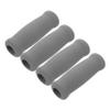 YARNOW 4Pcs Slip Crutch Handle Grips for Elderly Cushioned Hand Grips Easy to Install Compatible with Standard Walking Canes Color view 1