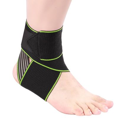SUJAYU 2 PCS Ankle Braces for Men & Women, Ankle Compression Sleeve Plantar Fasciitis Brace Plantar Fasciitis Relief, Arch Support Socks Ankle Brace for Sprained Ankle (Green)